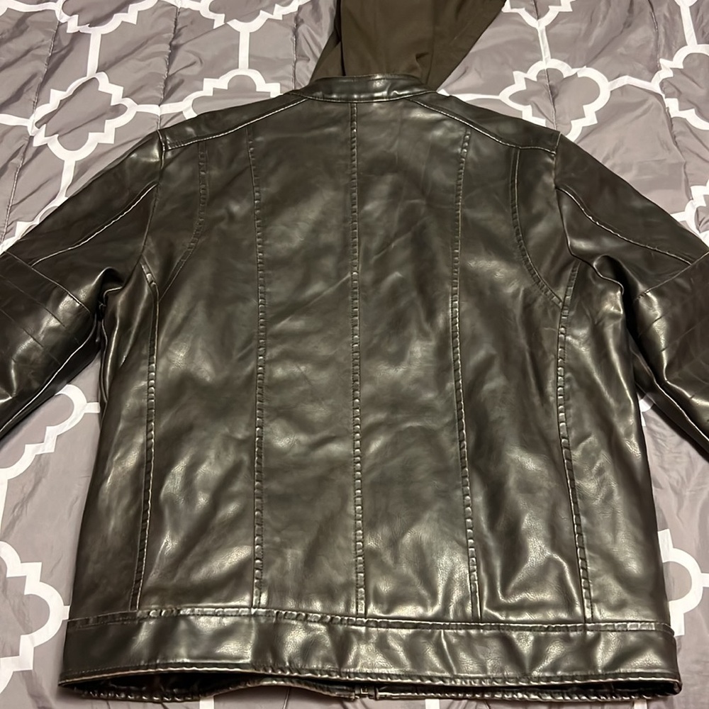 Levi Strauss Fleece Lined Leather Jacket - Picture 5 of 8
